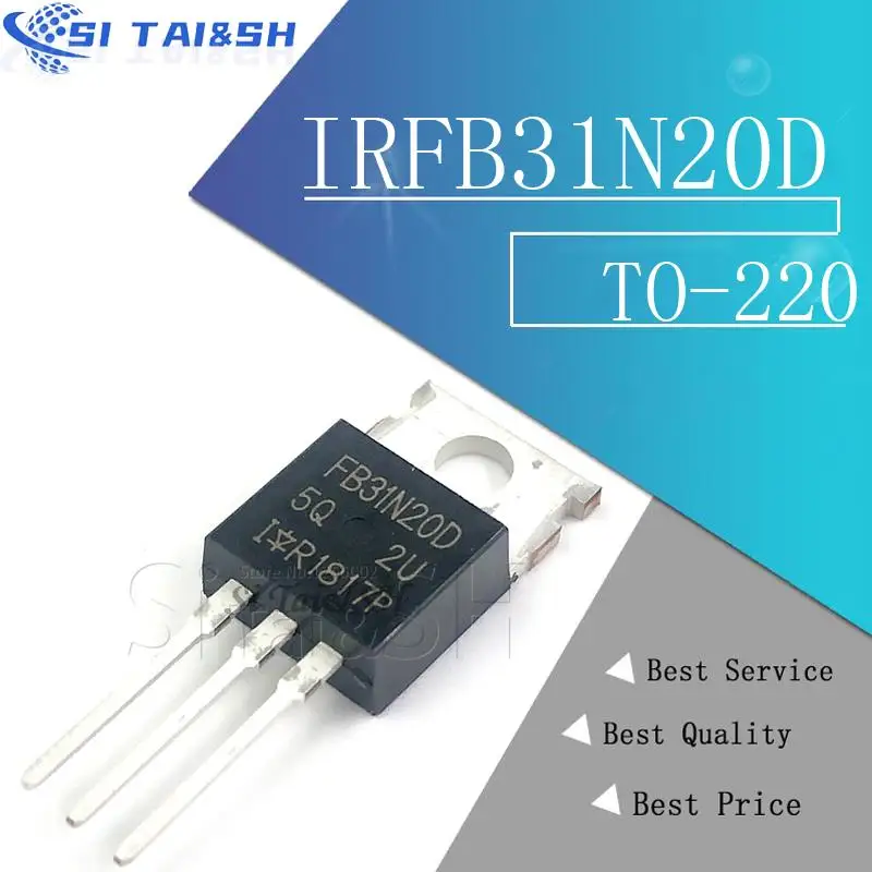 

10PCS IRFB31N20D IRFB31N20 FB31N20D B31N20D IRFB31N20DPBF IRFB31N20 new and original Data system