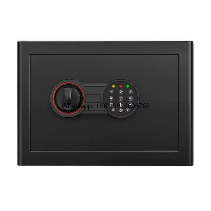 

Black Metal Electronic Key Lock Box Durable Mini Safes for Home Hotel or Corporate Finance Money Storage Safe manufacturer