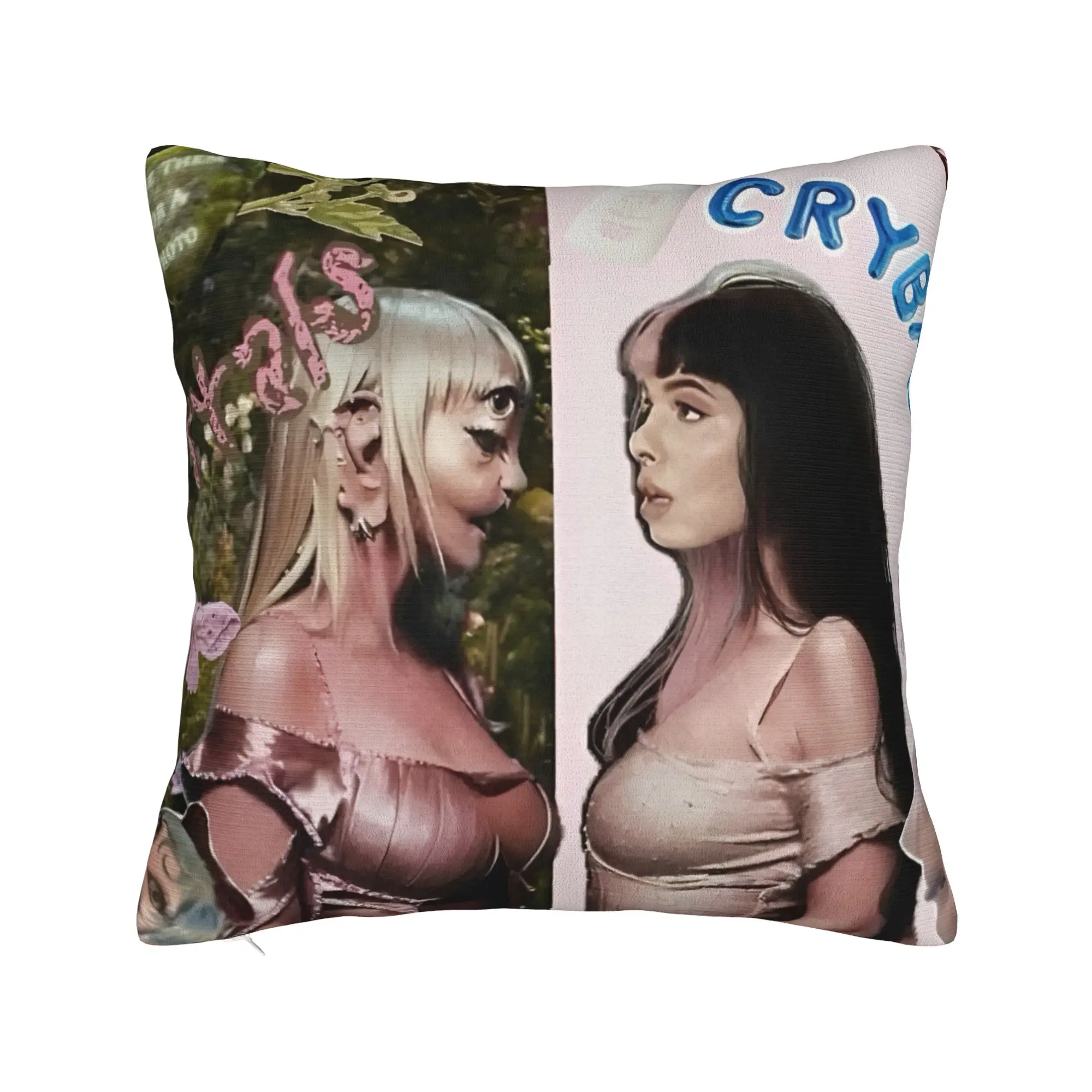 Melanie Martinez Pattern Pillow Case  Print Pillow Cover Novelty Cushion Cover For Sofa Bedroom Home Decor