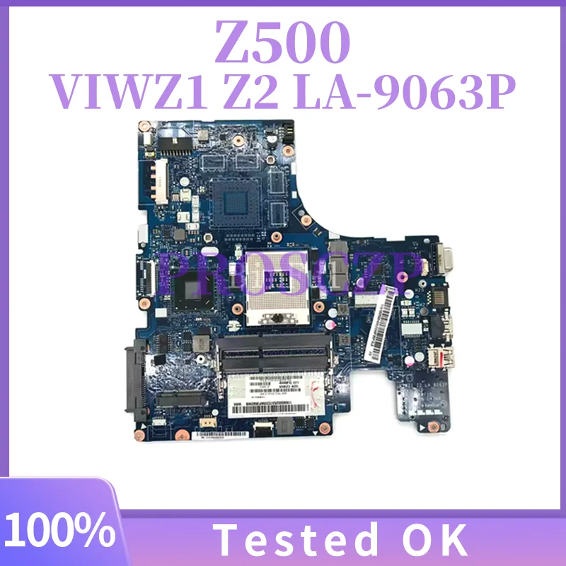 

VIWZ1 Z2 LA-9063P Main Board For Lenovo IdeaPad Z500 Laptop Motherboard 15 Inch DDR3 GT740M 2GB GPU + Free Celeron CPU