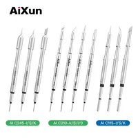 Aixun C210 C245 C115 Soldering Iron Tips T12 Station Handle For T210 T245 T115 Original Sugon T26 T26D Lead Free T3A T3B Kit