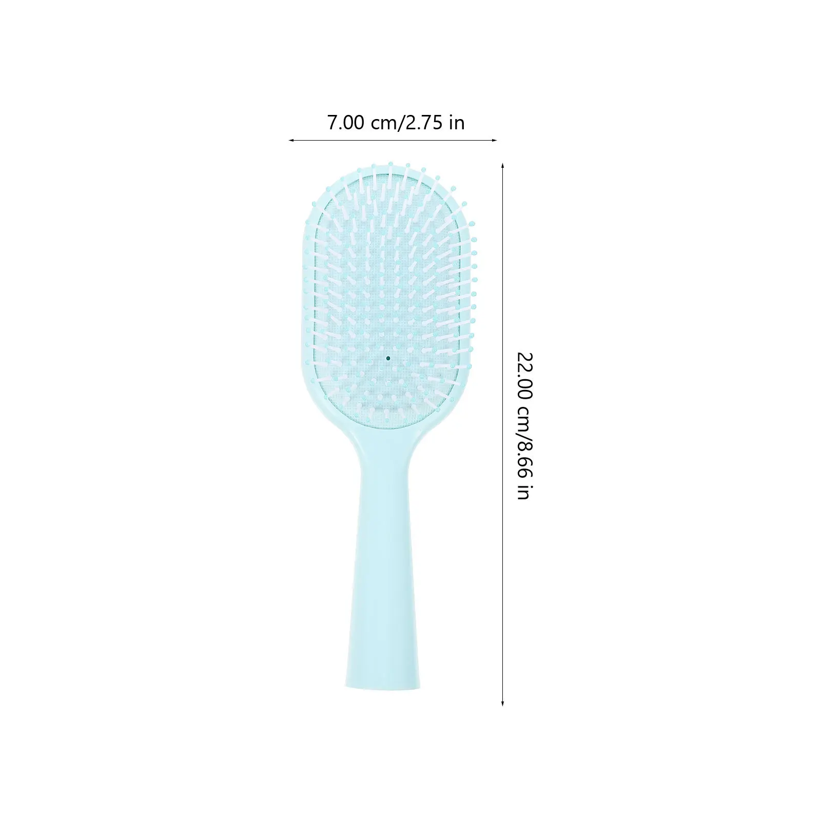 2 قطعة وسادة هوائية بلاستيكية أمشاط للنساء وفك تشابك وسادة التدليك فرشاة شعر مقبض طويل تصفيف أداة صالون العناية بفروة الرأس مشط #2