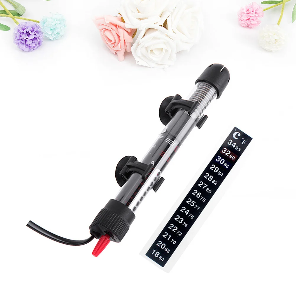

2Pcs Aquarium Heater Glass Submersible with Temperature Controller Automatic Shutoff for Freshwater Saltwater Fish Tank