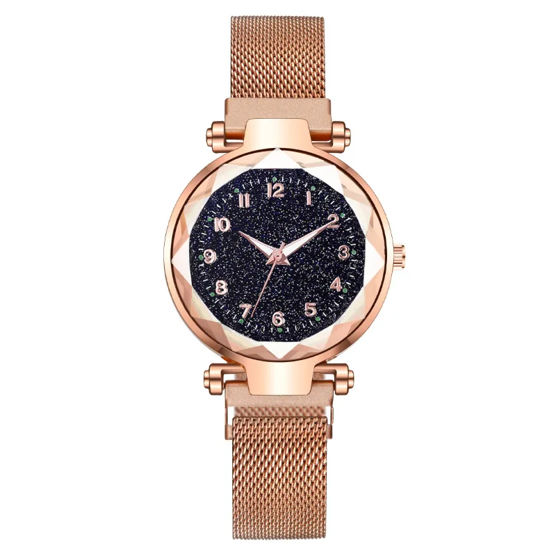 Women's Watch Fashion Digital Starry Sky Quartz Watch Female Popular Watches Casual Ladies Wristwatch Daily Wear Girl Gifts