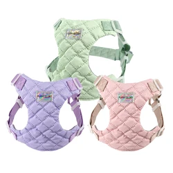 Puppy Dog Harness Vest for Small Dogs Soft Adjustable No Choke Escape Proof Pet Cat Chest Strap Waterproof Fabric Accessories