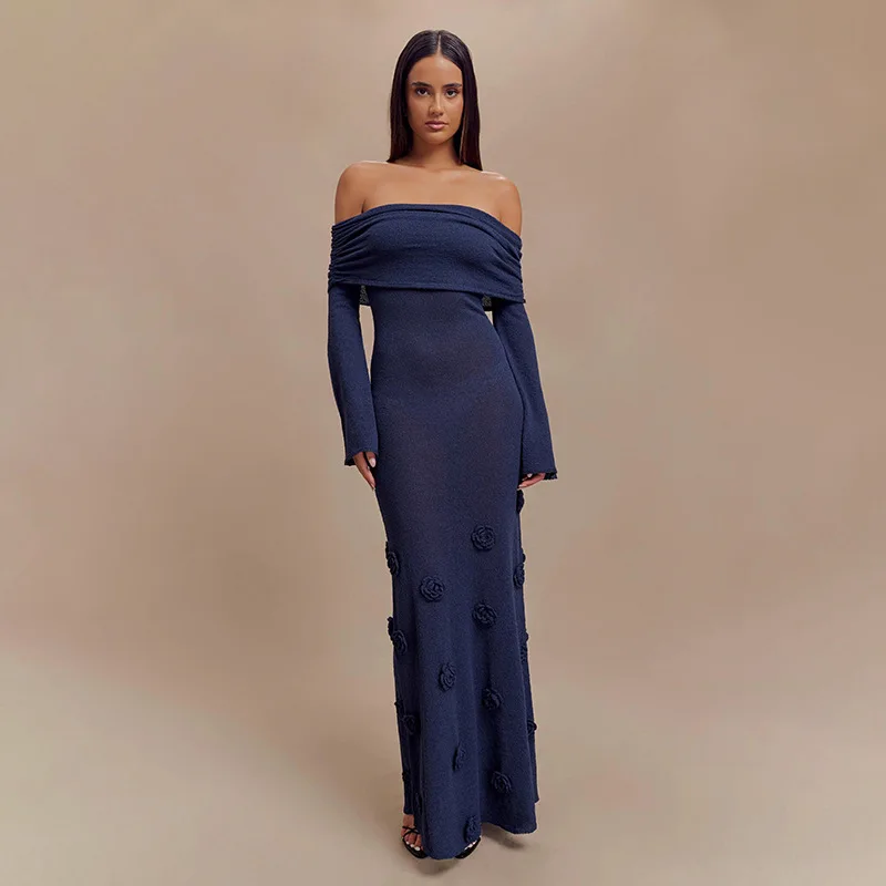 Para Praia-Robe longue à fleurs 3D pour femmes, tenue de plage sexy, cover-up pour les maillots de bain, vêtements de plage, 2025