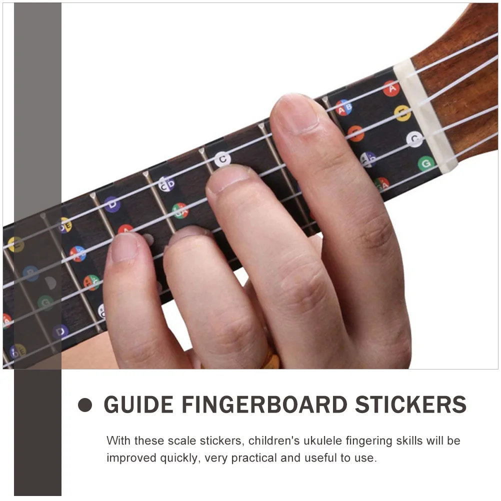 

Beginners Scale Stickers Self Adhesive Guitar Fretboard Rock and Roll Fingerboard Notes Map Labels