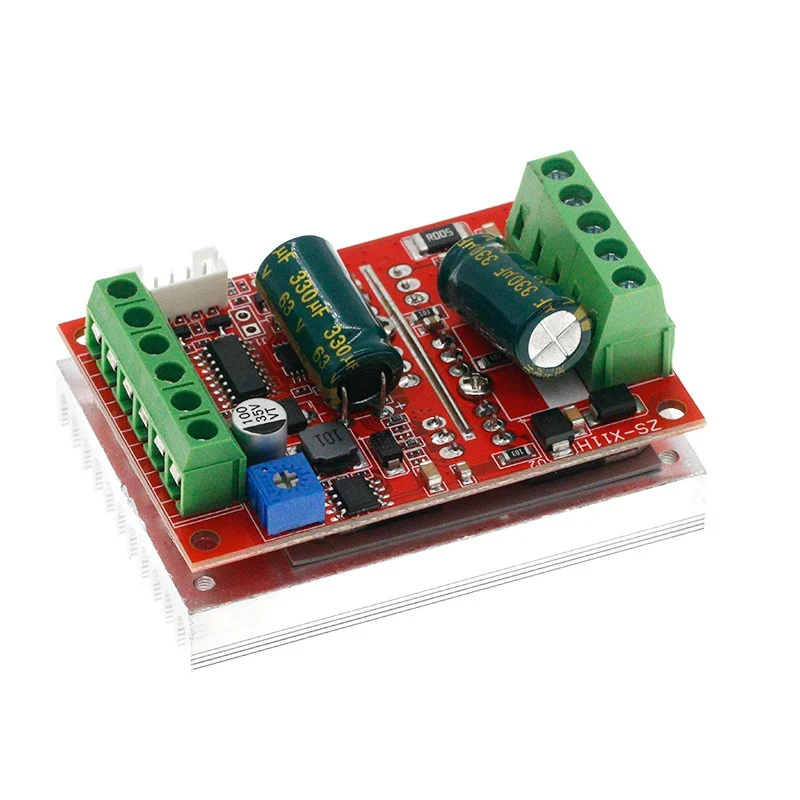 DC 6-60V 400W BLDC Three Phase DC Brushless Motor Controller PWM Hall Motor Control Driver Board 12V 24V 48V