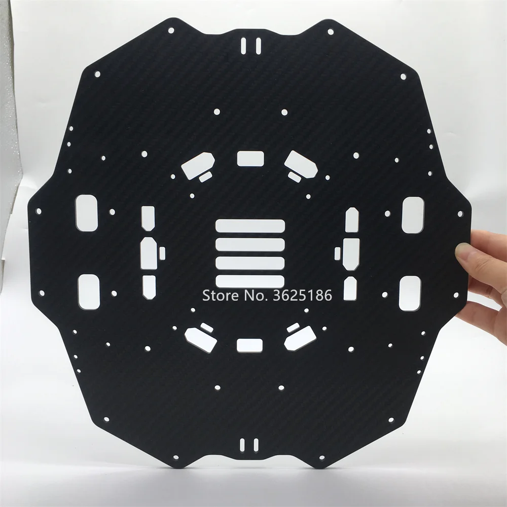 Estante EFT E610S E616S E410S E416S, placa central de seis ejes y cuatro ejes para MARCO DE Dron agrícola, placas de carbono superiores e inferiores