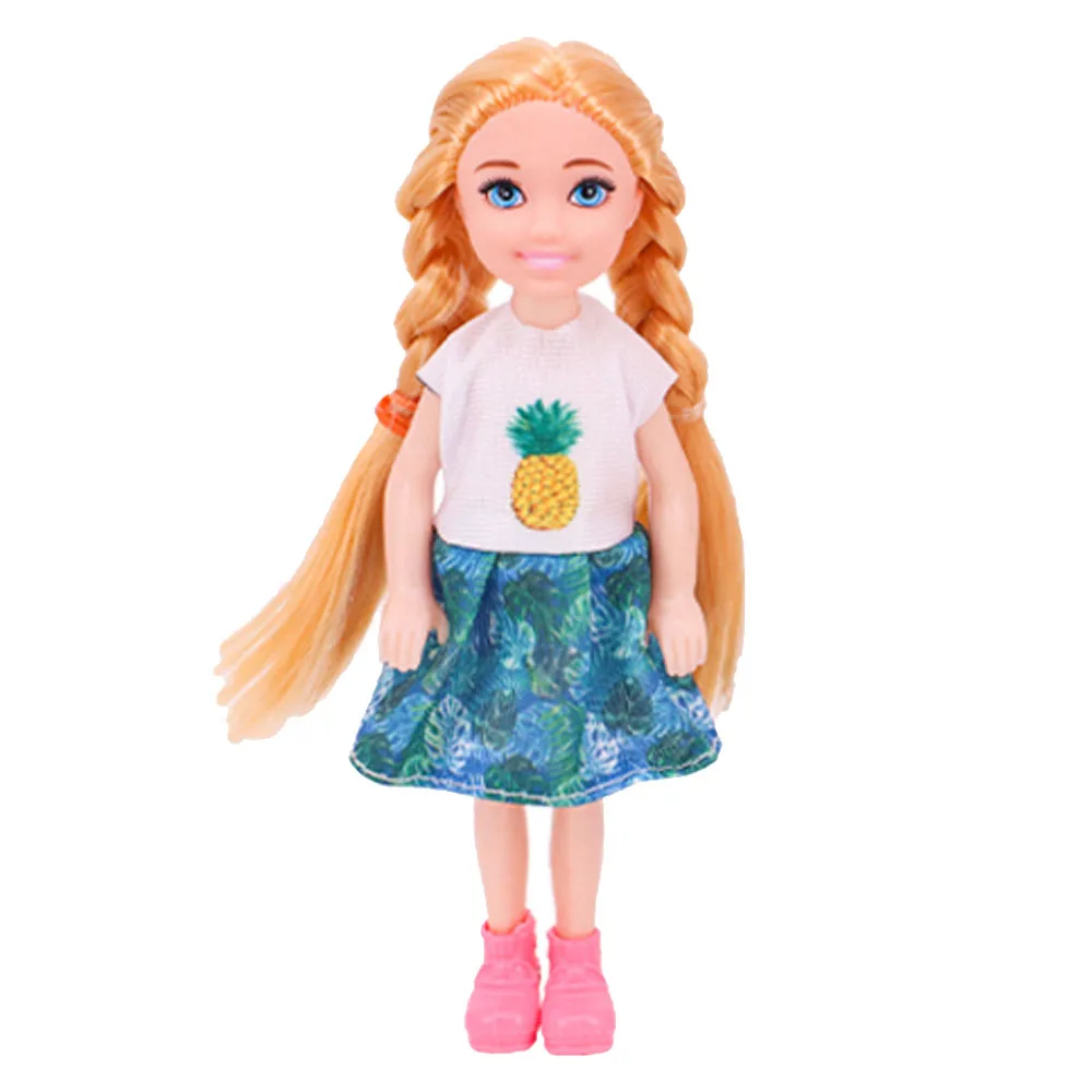 14cm Kelly Doll Clothes Fashion Dress Casual comodo Outfit Fit 12-14cm/5 pollici Girl Doll, bambola della nostra generazione, giocattoli per bambini