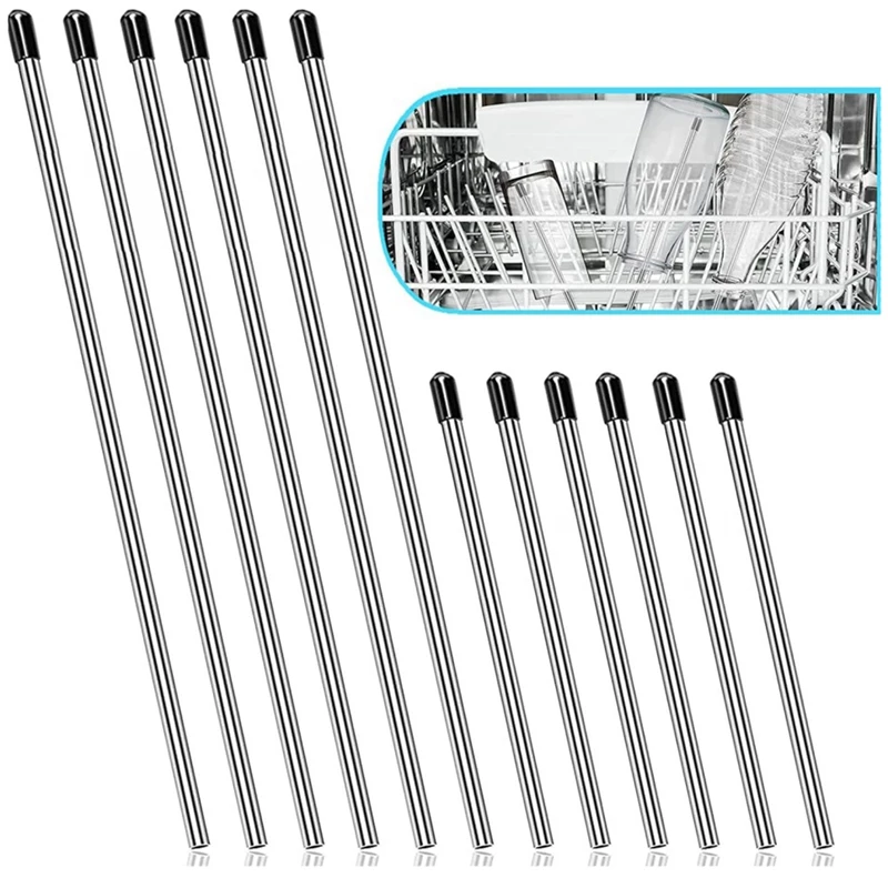 A76G Dishwasher Insert Bottle Holder for Sodastream, Universal Stainless Steel Holder for All Standard Dishwashers, 12 Pack