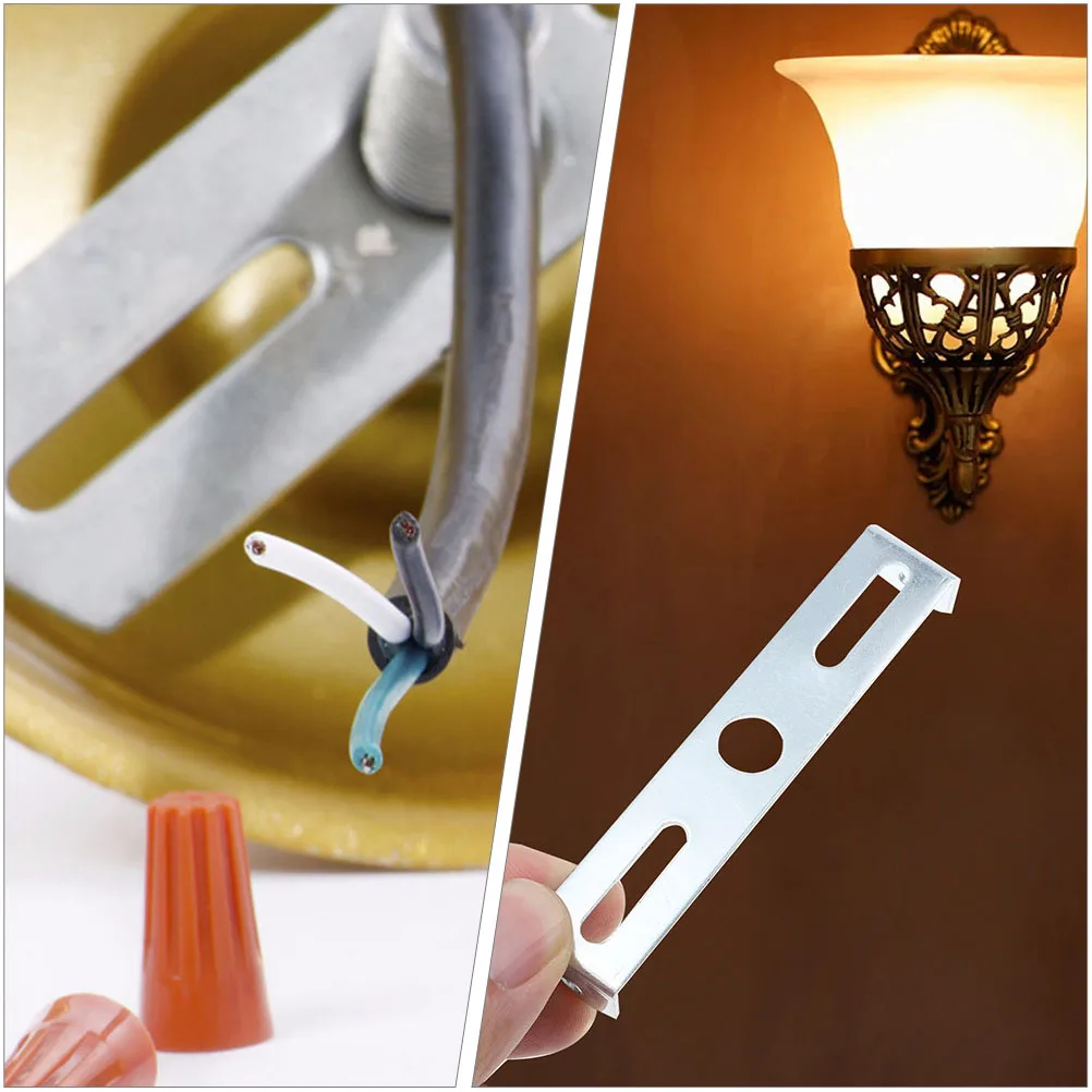 

15Pcs Light Fixture Mounting Bracket 95mm Ceiling Fan Mount Bracket Ceiling Plate for Chandelier Lights Fittings Home Light