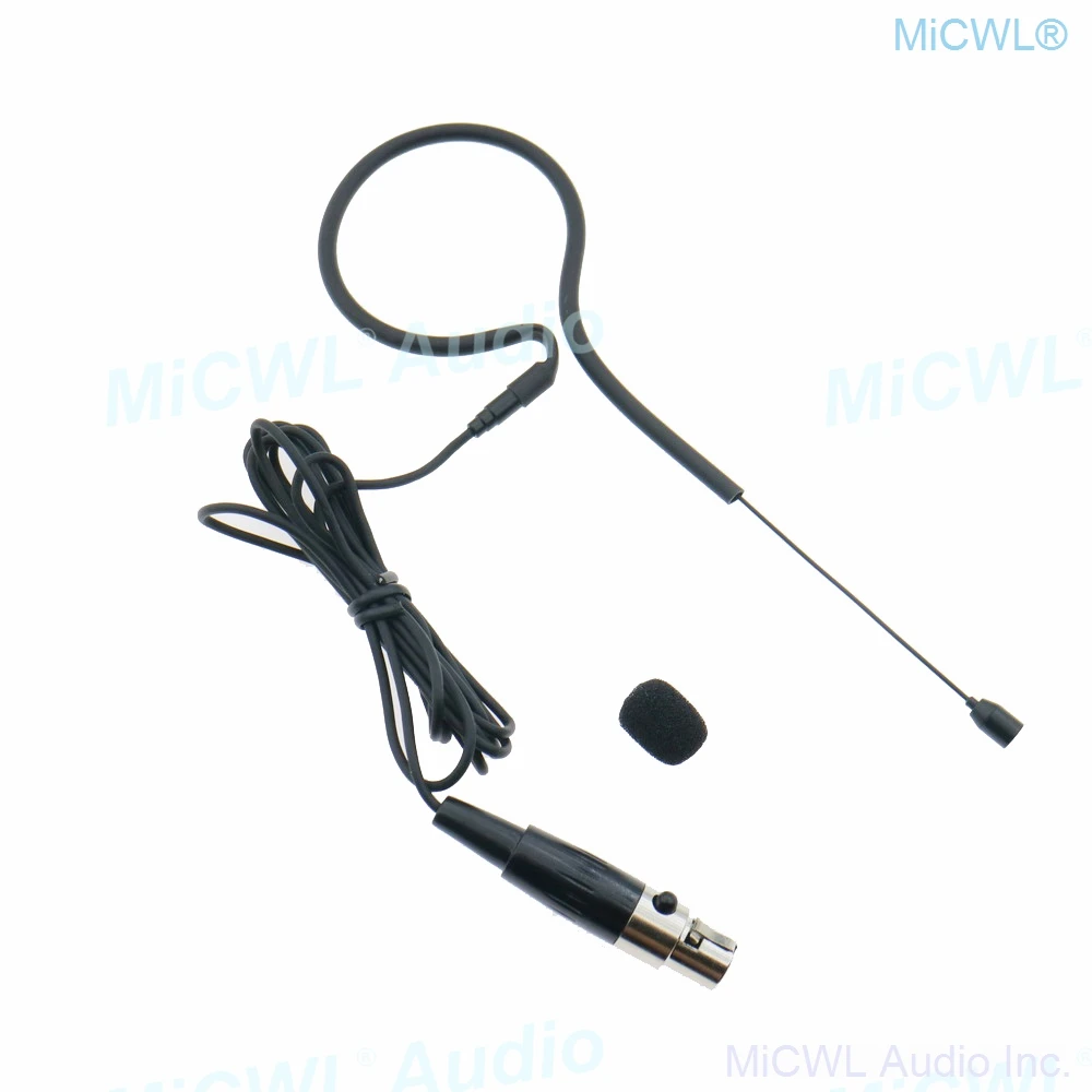 أسود متعدد الاتجاهات MX153 ميكروفون سماعة الرأس ل شور UR4D MX153B/O ULX SLX PGX QLX AD4D ULXD لاسلكي صغير TA4F 4Pin TQG