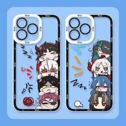 Śliczne etui na Arknights Samsung Galaxy A13 A23 A33 A53 5G A73 A12 A22 A32 A52 A52S A04 A04S A15 A50 A70 A31 A51 A71 przezroczysta osłona