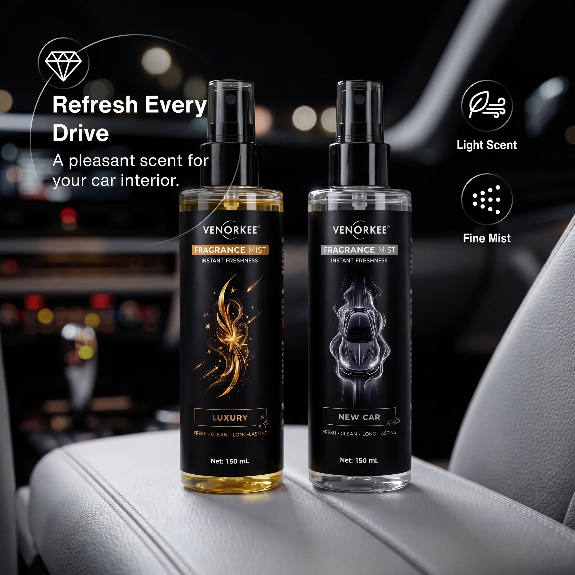150ML Multi-Duft Duftspray Tragbarer Lufterfrischer für Auto und Zuhause Langanhaltender Romantischer Duft Atmosphäre – Detail 5