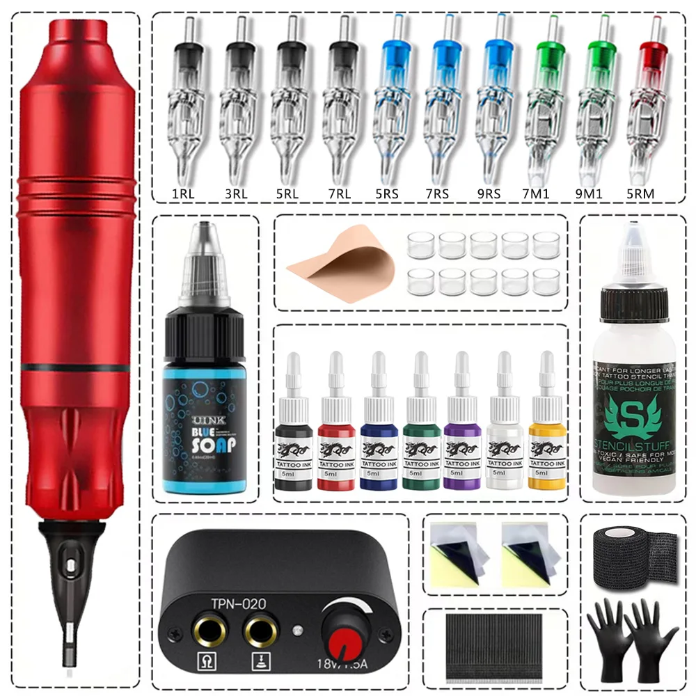 Kit de stylo rouge