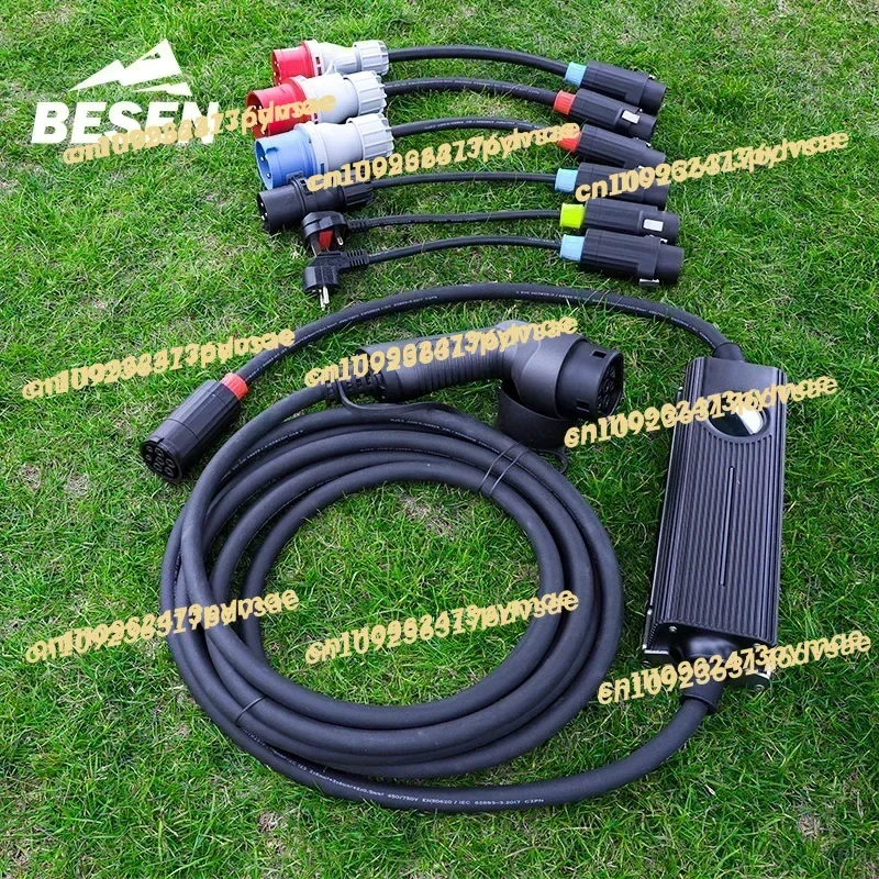 

BESEN PORTABLE EV CHARGING STATION ON BOARD EV CHARGER with Schuko UK CEE plug option