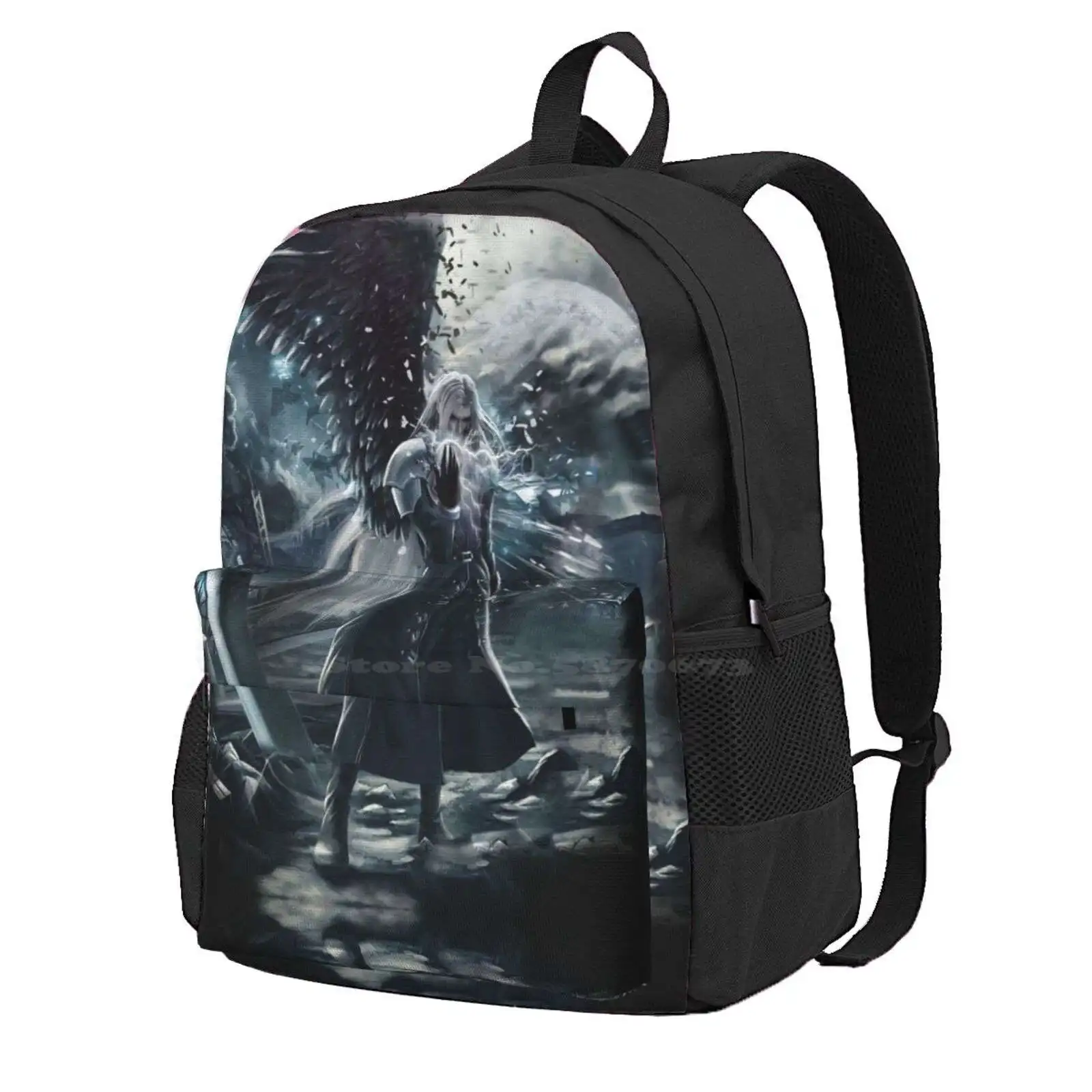 

Sephiroth Ff7 T-Shirt Hot Sale Schoolbag Backpack Fashion Bags Sephiroth Ff7 Soldier Cloud Strife