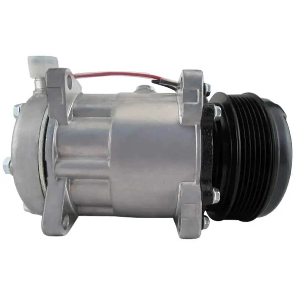 A/C Compressor For Sanden SD508 & H14 - 12V - 7 Groove Serpentine