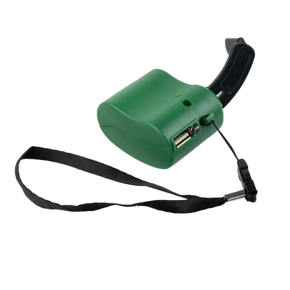 2PCS USB Phone Charger Hand Crank Generator for Digital Devices Perfect Companion for Travel and Outdoor Activities
