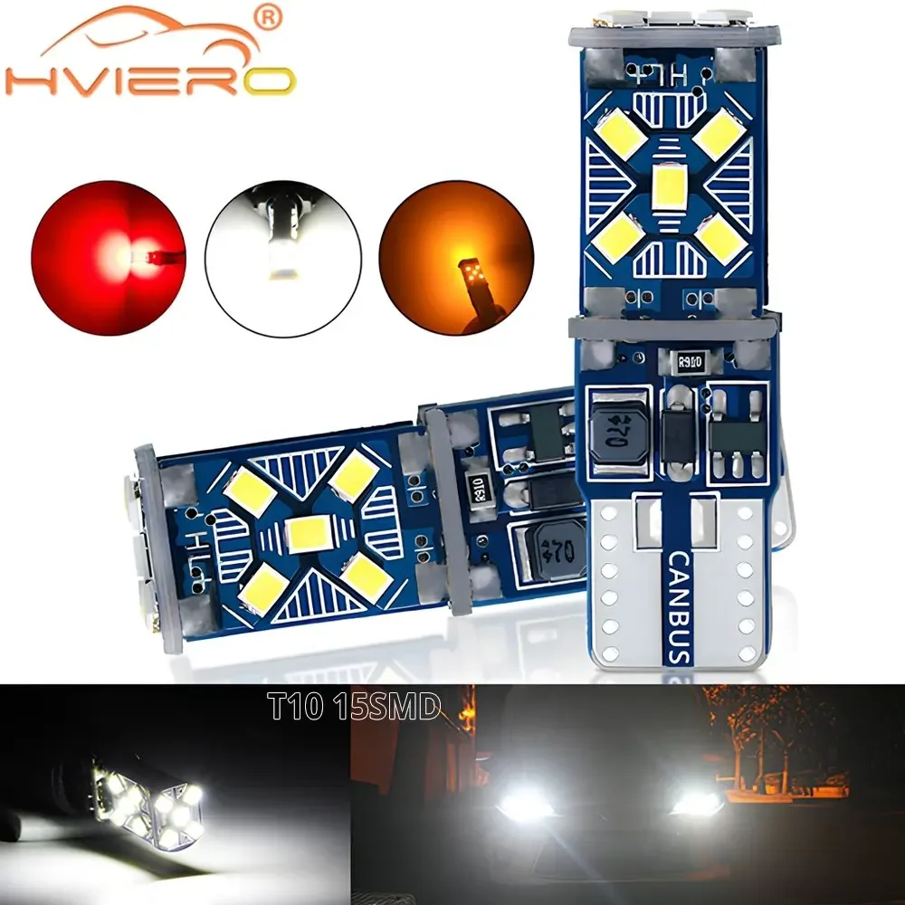 

2 шт., универсальные светодиодсветодиодный лампы T10T 2016 15SMD