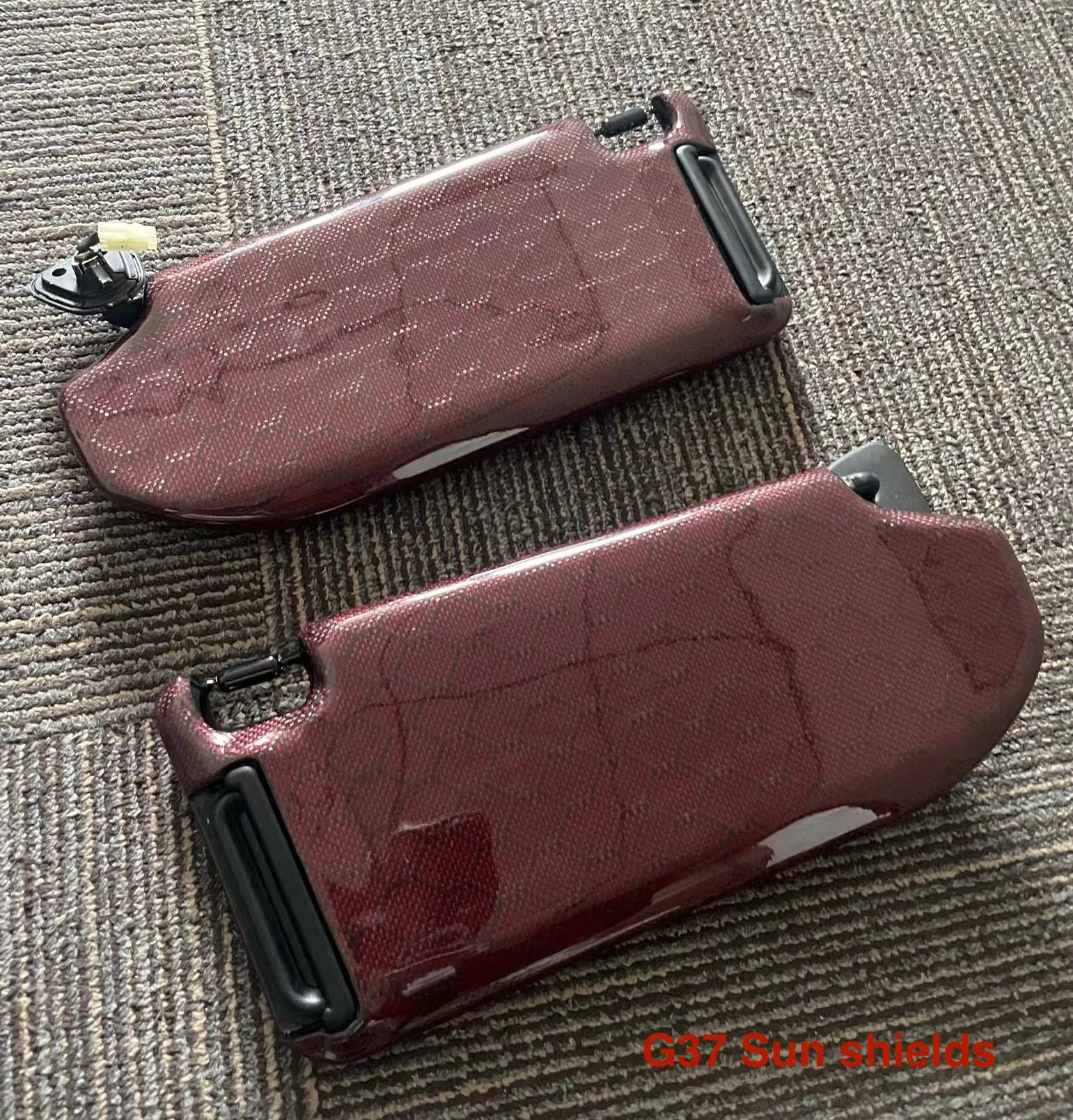 

Солнцезащитные козырьки подходят для INFINITI Q50 2014-2017 Q50 2018 + G37, солнцезащитные козырьки из углеродного волокна сотового углерода