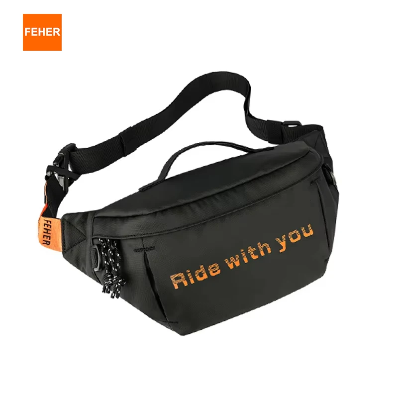 

FEHER Motorcycle Waist Bags BT-003 Large Capacity Multi-functional Bags Commuter Casual Fashion Letter Reflective Design Bags