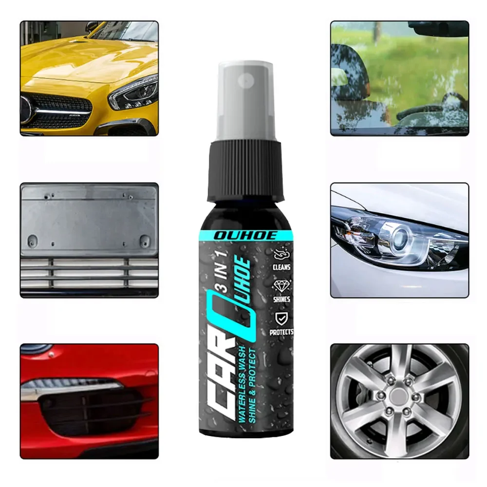 

1Pc 3 in 1 Car Ceramic Coating Spray Auto Nano Coating Polishing Spraying Wax Car Paint Scratch Repair Car Cleaning Agent