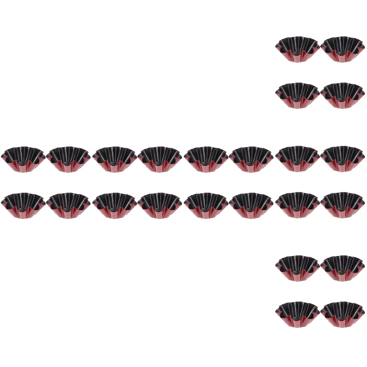 

6 шт., 6 упаковок, формы для пирогов, формы для выпечки, многоразовые формы для яиц, принадлежности, форма из углеродистой стали для торта «сделай сам»