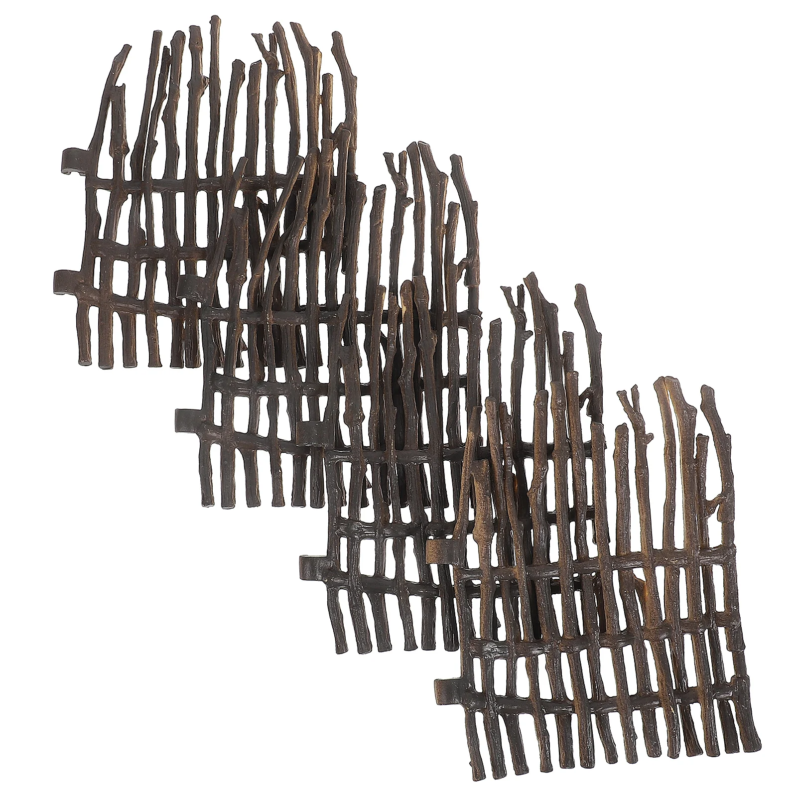 

Micro Landscape Ornament Fairy Garden Fence Gate Dollhouse Mini Diy Accessories Panel