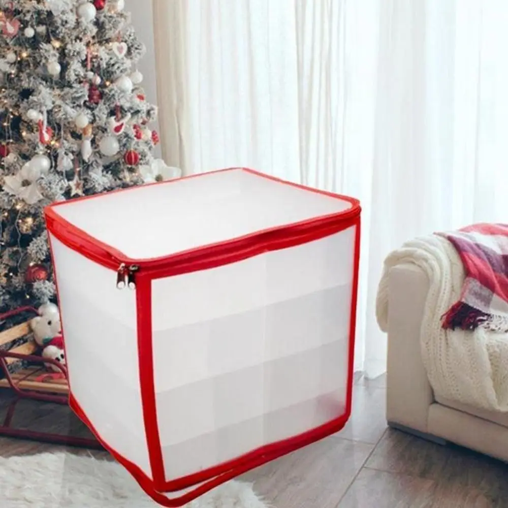 

64 Grid PP Durable Wear Resistant Large Capacity With Lid Christmas Ball Organizer Toys Organizer Storage Box Storage Divider