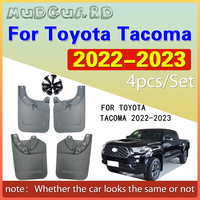 Car Mud Flap Mudguards Splash Guards for Toyota Tacoma 2022-2023 Fender Mud Flaps Splash Guards