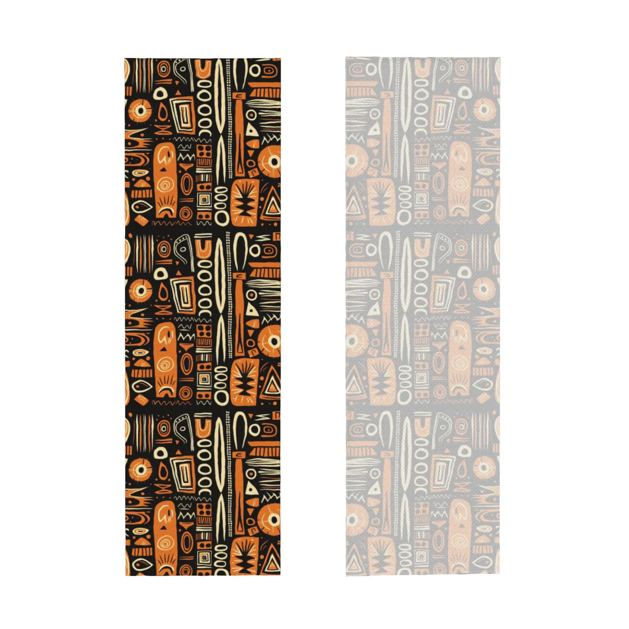 Bogolan African Mud Cloth Cold Exercise Towel Face Towel Quick Drying Tribal Ethnic Bohemian Motif  Yoga Breathable Cold Towel