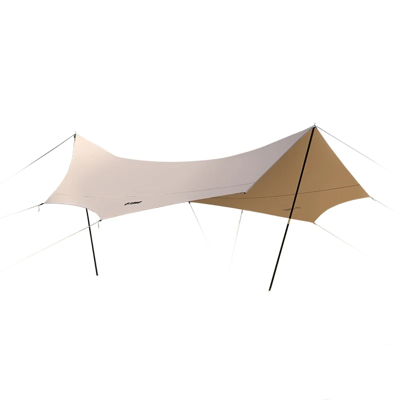 Outdoor Canopy 500x460x230cm Shade 20 Square Tent Awning Light Portable Picnic Camping Sunscreen Rainproof Pergola Beach Canopy