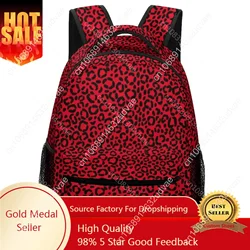 New Schoolbag Children Backpack Girl Primary Rainbow Leopard Tie-dye Reflective Stripe Book Bag Multi Pockets Japanese Backpacks