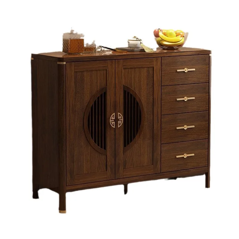 Modern Cabinet Living Room Dining Kitchen Chinese Side Storage Tea Against Wall