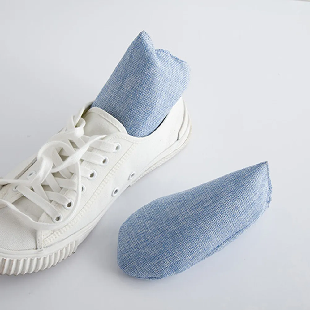 

8 шт. мешочков с бамбуковым углем для обуви: дезодоратор, осушитель, очиститель воздуха для шкафа, ящиков, автомобиля, устранитель влаги и запахов