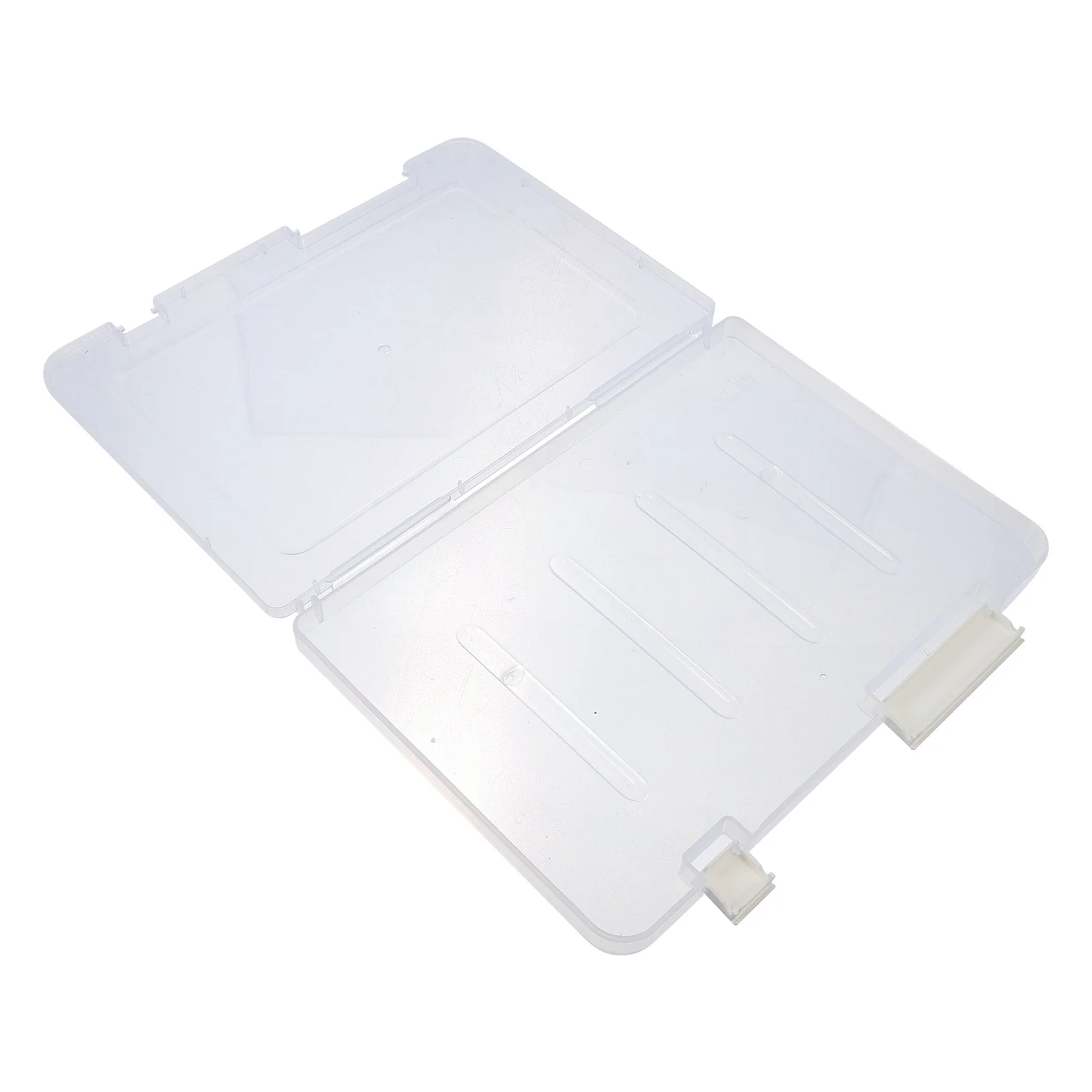 Storage Box Office Supplies File Container Case Desktop Document Organizer Plastic