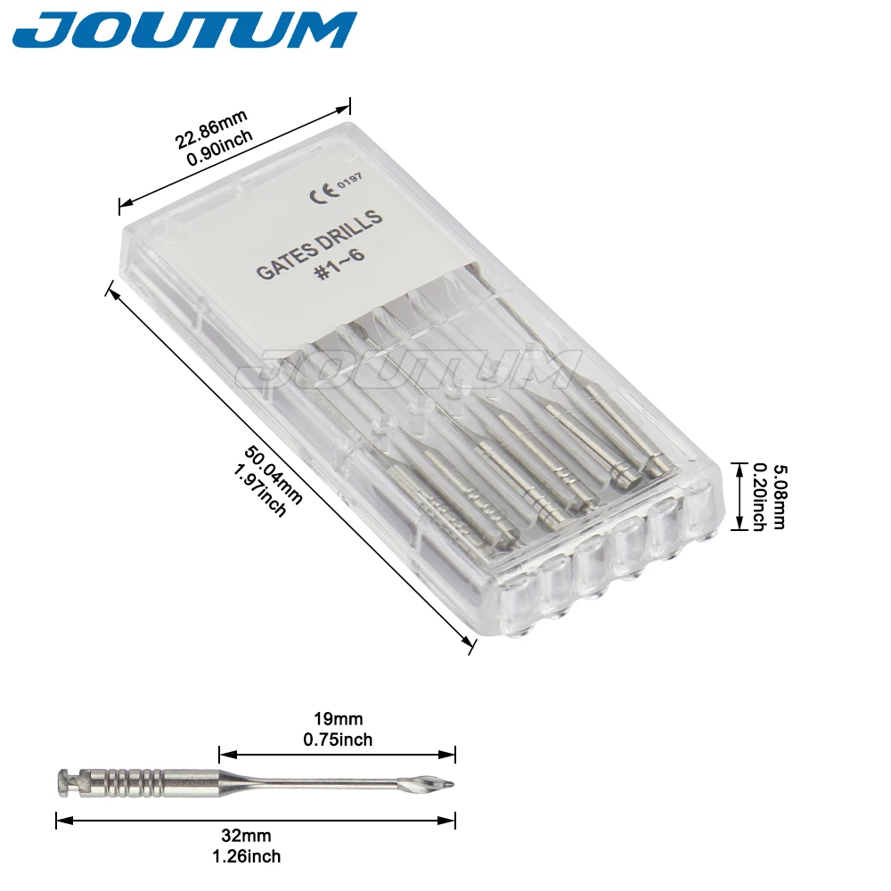 Dental 32mm Gates Glidden Endodontic Files Reamers Drill Burs Endo Gate Drills Dentist Materials