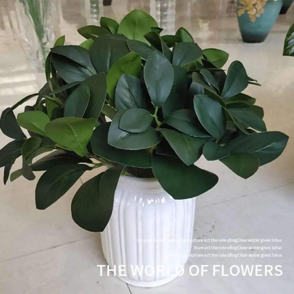 

Acorn Peperomia Artificial Plants 30cm green Green Plants Eucalyptus Leaves High Quality Artificial Shrubs Plants Courtyard