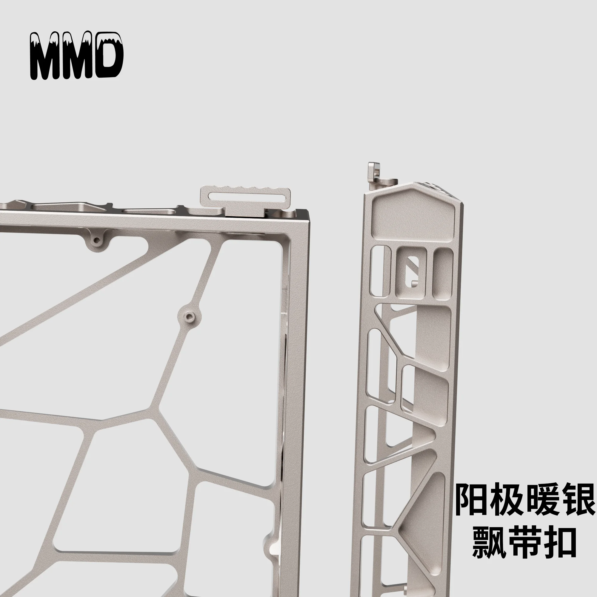 Compatible With AR60 Hollow Aluminum Shell Keyboard Ribbon Buckle Accessories Wooting60GH60 Mp6+mad60 Gt60