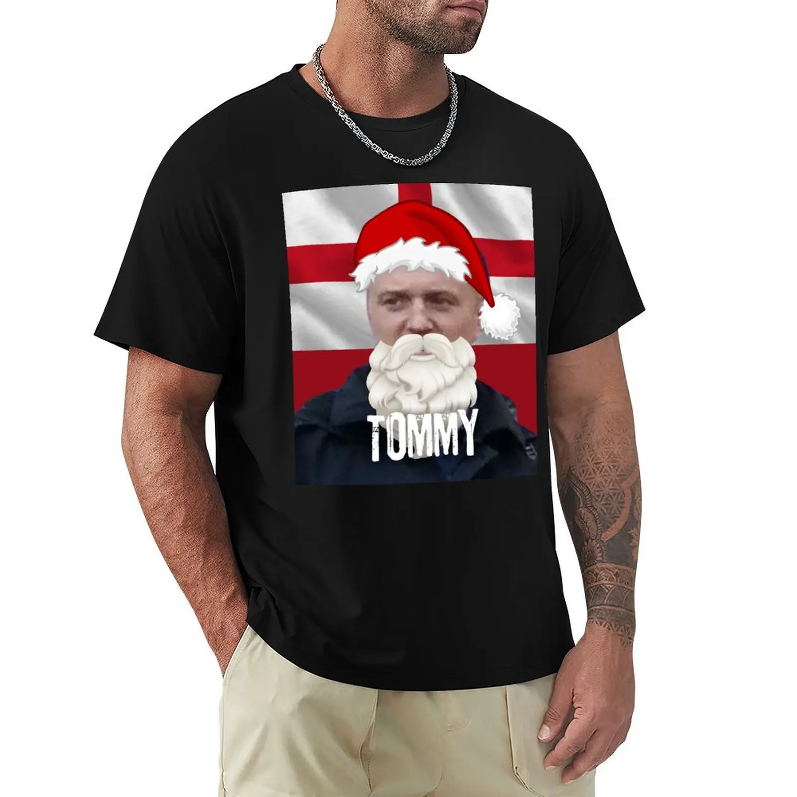 

Tommy Christmas T-Shirt vintage anime shirt Funny t-shirts anime clothes tees oversized t shirt men