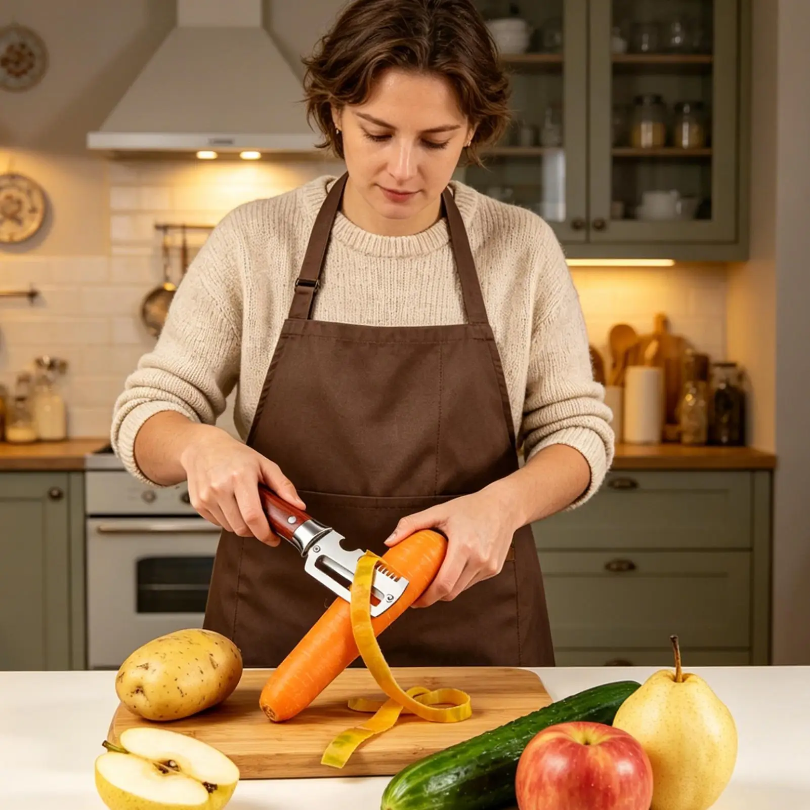Vegetable Peeler Scallion Slicing Tool Multifunctional Veggie Peeler For Home Cooks Parents Chefs Dorm Holiday Meal Prep Carrot