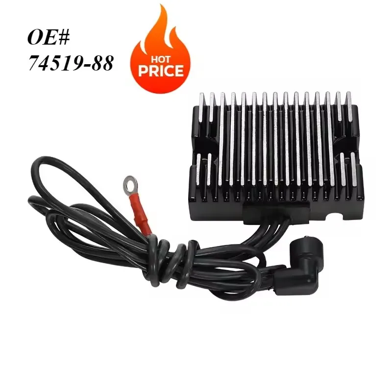 

For Harley Big Twin EVO FLT Springer Softail 89-99 1340 Replace 74519-88 Motorcycle Voltage Regulator Rectifier Electra Glide