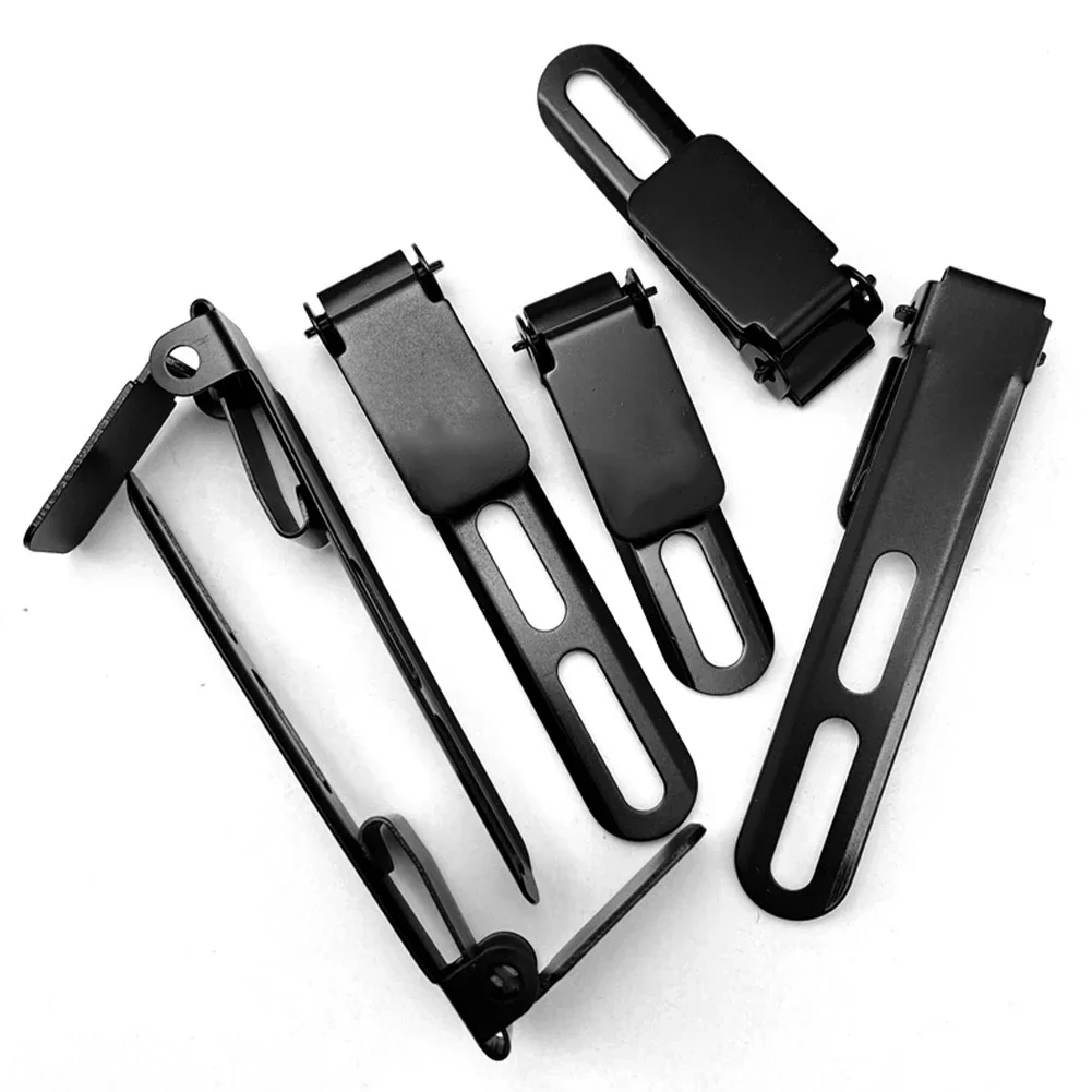 2 أحجام الفولاذ المقاوم للصدأ سطح التيتانيوم تصفيح KYDEX غمد غمد الحافظات Ultituck الخصر Ulti كليب حزام المشبك DIY أجزاء