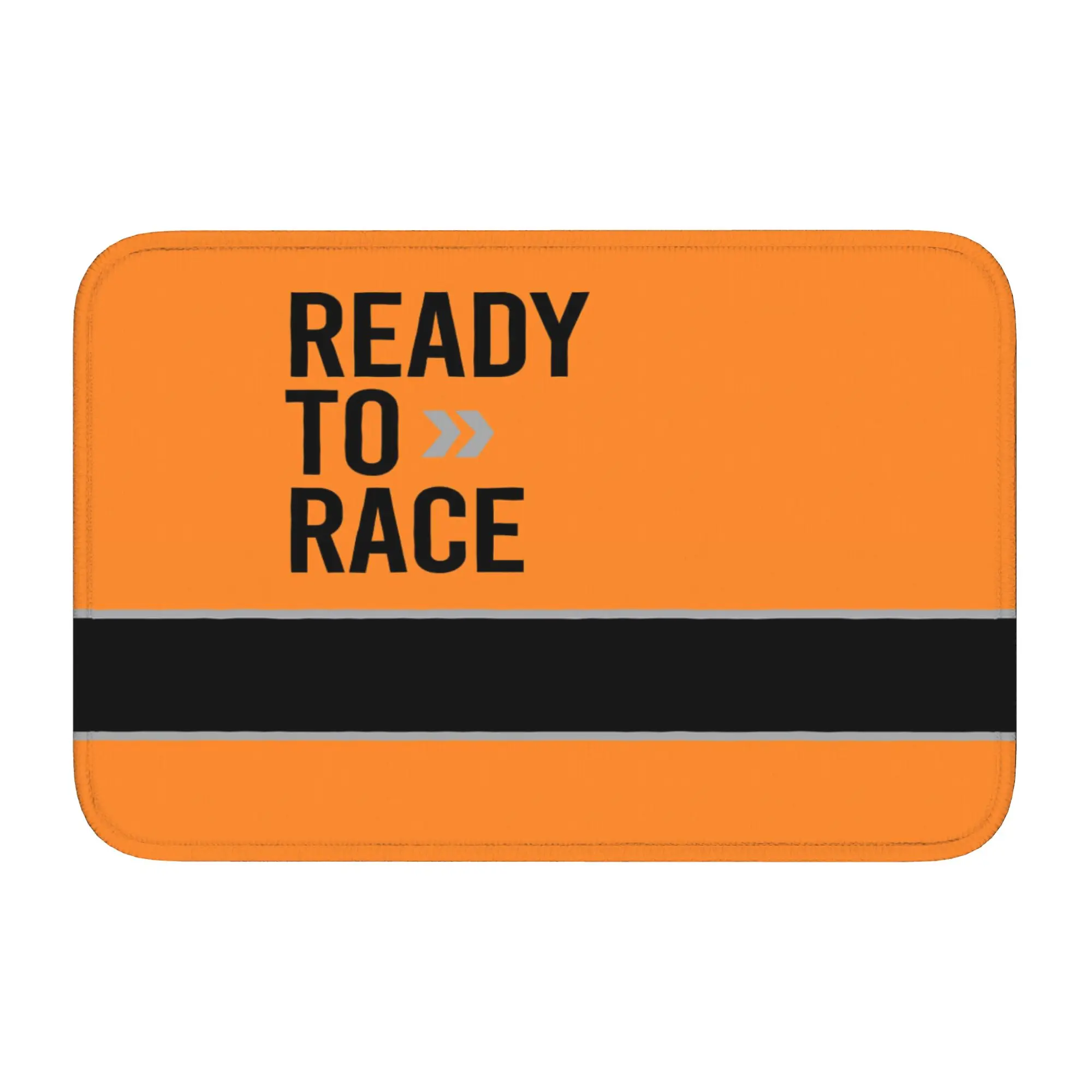 Коврик для входной двери Ready To Race: для дома, прихожей, туалета, гостиной, велосипедной комнаты, ванной.