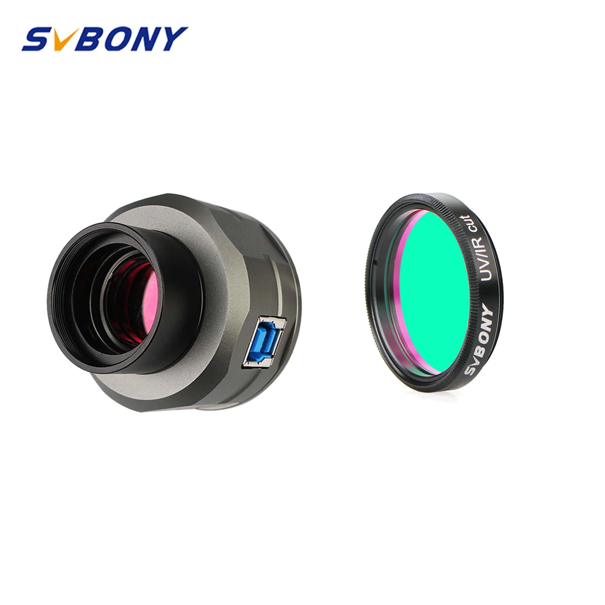 

SVBONY SV205 Planetary Camera 1.25'' Electronic Telescope Eyepiece with 1.25'' UHC /UV-IR Elimination of Light Pollution Filter