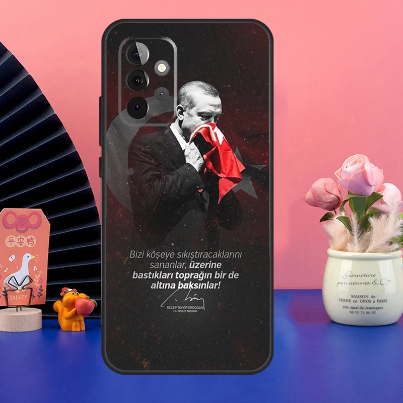 President Turkey Recep Tayyip Erdogan Case For Samsung Galaxy A54 A34 A24 A14 A73 A53 A33 A23 A13 A52 A32 A22 A12 A51 A71 Cover