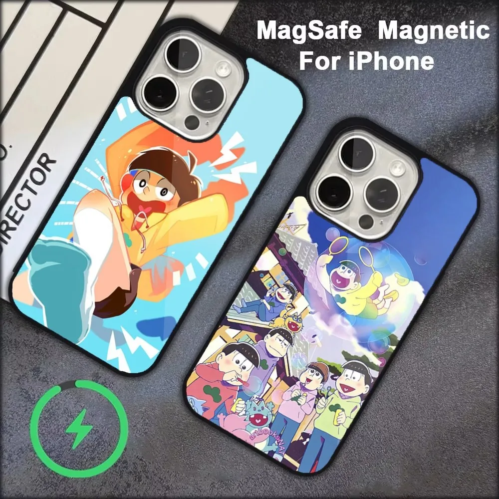 Comics O-Osomatsu S-San Phone Case  For iPhone 16,15,14,13,12,11,Pro,Max,Plus,Mini, Magsafe,Magnetic Wireless Charging Case