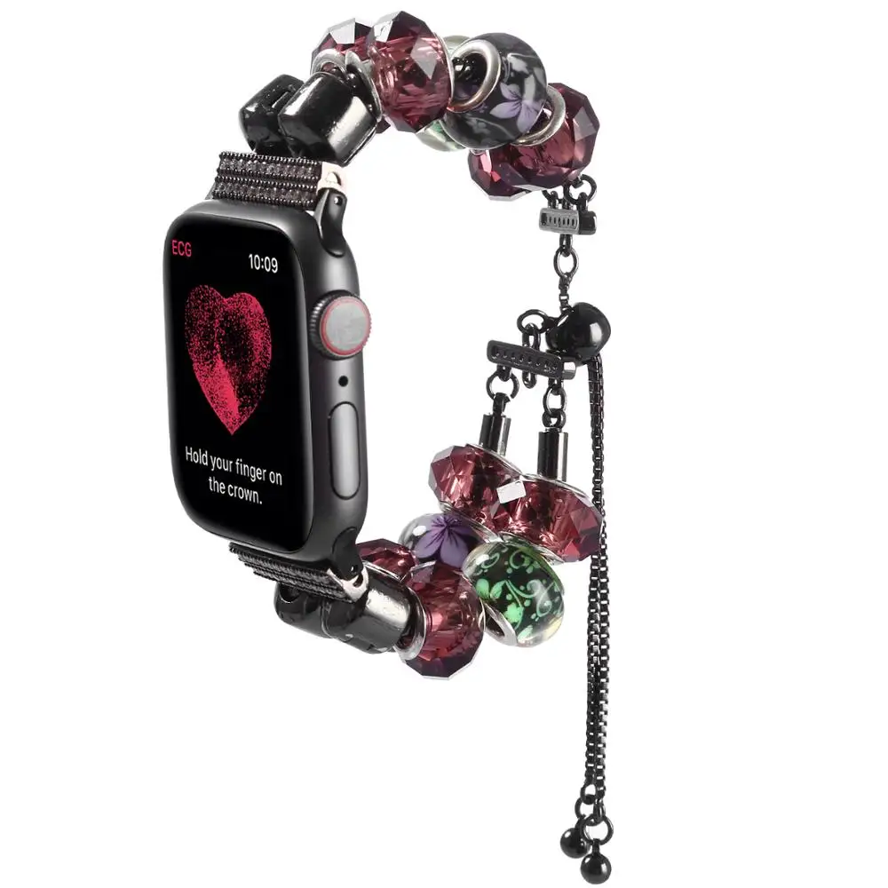 DIY Diamond Strap for Apple Watch Ultra/2 49mm 10 9 8 7 46mm 45mm 41mm 40mm 42mm 44mm Metal Charm Bracelet iwatch 6 5 4 SE Band